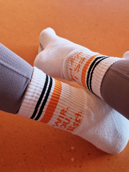 Tennissocken mit Spruch "FSJ why not"