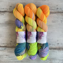 SoulSocks - Neon Orange/green/blue