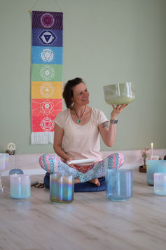 Sound Healing mit Kristallklangschalen 60 Min.
