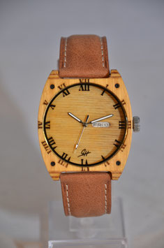 Herren Holzarmbanduhr 281124-01