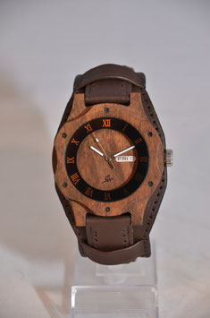 Herren Holzarmbanduhr 291124-01