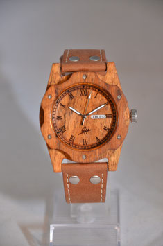 Herren Holzarmbanduhr 131224-01
