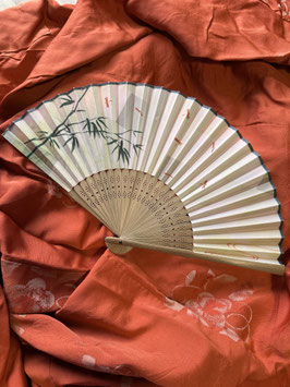 Éventail japonais ancien / Époque Showa (1926–1989)