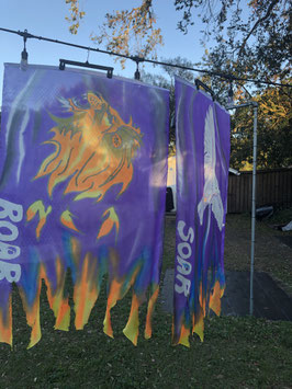 Roar Soar (Lion Dove) Flags