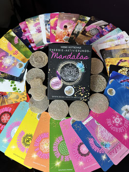 Mein eigenes Kartenset "Energie - Aktivierungs - MANDALAS" ® mit Meditation und magischem Energiebuttons