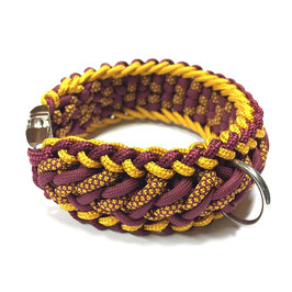 Halsband "Sanctified Viking" goldenrod, burgundy