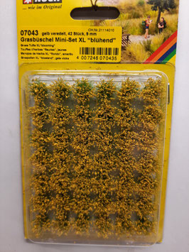 42 touffes d'herbes "fleuries jaunes"   XL   HO 1/87 Réf:   07043    NOCH