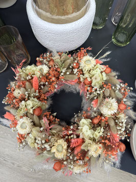 Blumenkranz gemischt - Peach
