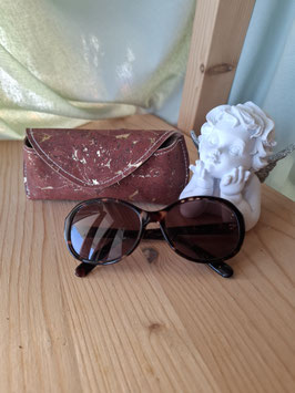 Vi étui à Lunettes caramel doré