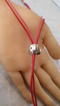 collier enfants coccinelle