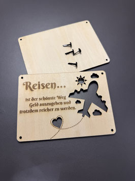 Geldgeschenk - Reisen
