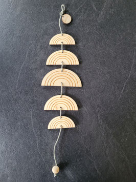 Houten regenboog hanger