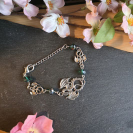 Armband Drache grün
