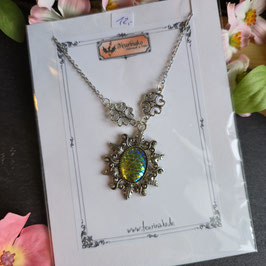 einfache Schuppen Kette grün