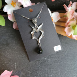Flügel Kette schwarz