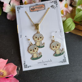Set otter Grau