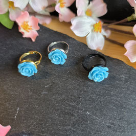 Ring Blume blau
