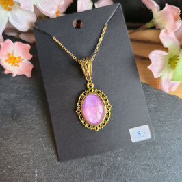 Kette mit kleinem Anhänger  Rosa
