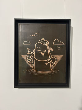 Kupferbild Spräylack