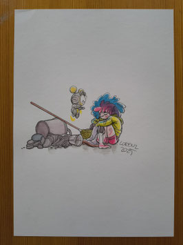 Original Art aus hope "End of chapter three / ohne Text/ 2025"
