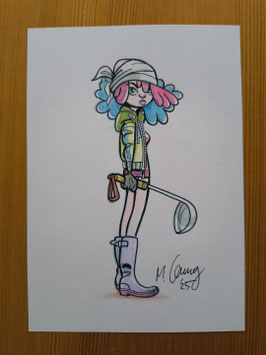Original Art aus hope "hope mit Ramenkelle/ Farbig klein"