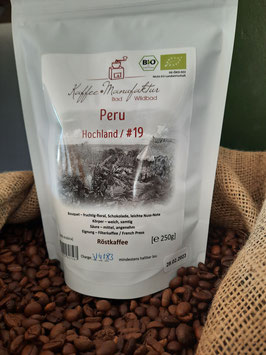 Peru "Hochland #19" - BIO-Kaffee