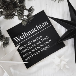 Weihnachten - Definition - black