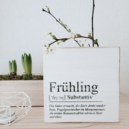 Frühling - Definition