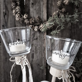 Teelichtfackeln - Weihnachten