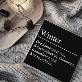 Winter - Definition - black