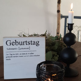 Geburtstag - Definition