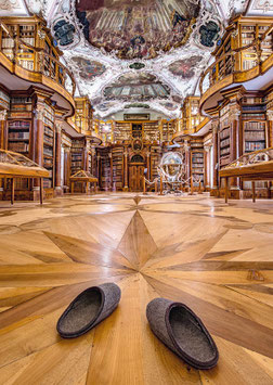 Postkarte St. Gallen  Stiftsbibliothek