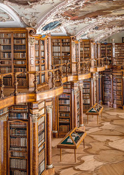 Postkarte St. Gallen Stiftsbibliothek