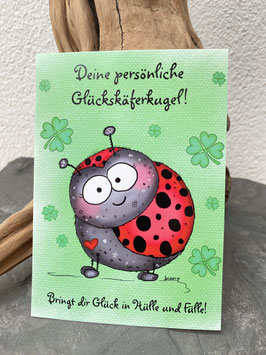 Postkärtle - 513 Glückskäferkugel