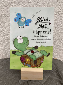 Postkärtle - 428 Glück Happens