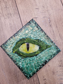Tableau "Œil de dragon" vert