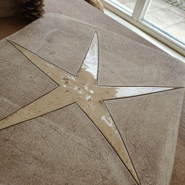 Dekorative Platte Nr.398, Unikat, Handarbeit, Dekoration , Sterndekoration