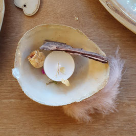 Wunderschöne Unikatschale Nr. 452, L=11 cm für Pralinen/ Fingerfood, oder auch Teelichte...
