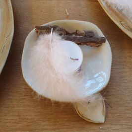Wunderschöne Unikatschale Nr. 457, L=11 cm für Pralinen/ Fingerfood, oder auch Teelichte...