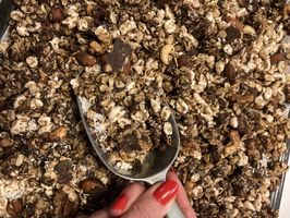 Homemade Granola pure chocolade & kokosrasp