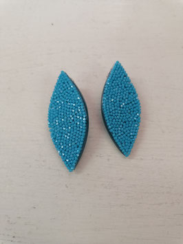 Ohrringe "Drop" blau