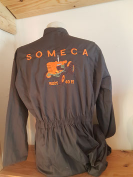 Combinaison grise brodée som 40 Taille 1 et 7