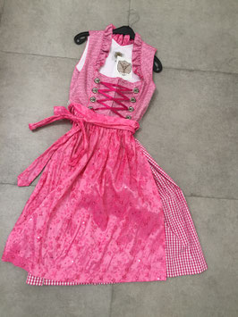 wunderschönes "Prinzessinen" Dirndl mit Stehkragen in pink/rosa der Marke apple of my eye in Größe 40. UVP 204,50 EUR, Rocklänge 70 cm