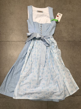 Dirndl Gr. 36 in hellblau weiß von Heimatgwand, UVP 180€