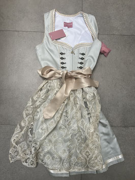 Dirndl Dalina von Krüger in hellblau beige Gr. 38, Rocklänge 60 cm, UVP 199 EUR