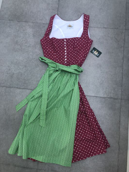 Dirndl in beere grün von Wenger in Gr. 44, Rocklänge 80 cm, UVP 160