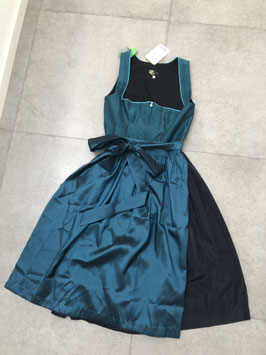 Dirndl Gr. 40 in petrol schwarz, Rocklänge 70 cm, UVP 180 EUR