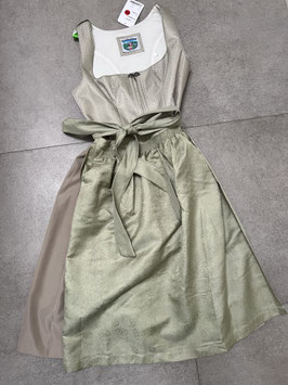 Dirndl hellgrün beige Gr. 42 von Turi Landhaus, Rocklänge 70 cm, UVP 220 EUR