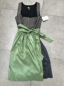 Dirndl Berry Gr. 42 in grau grün von Turi Landhaus, Rocklänge 65 cm, UVP 215 EUR