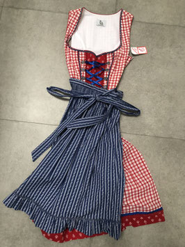 Dirndl Gr. 42 rot/blau von Bergweiss, UVP 180 EUR